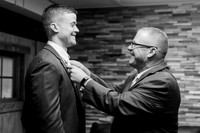 Groom Getting Dressed