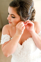 Bride Getting Dressed